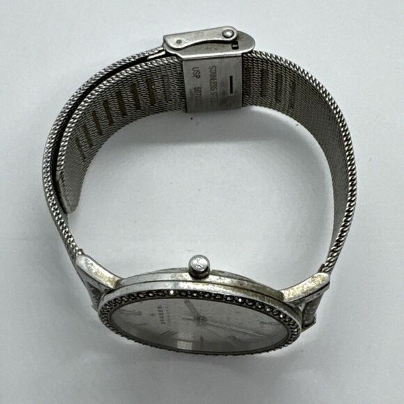Skagen Denmark SKW2284 Women's Silver Stainless Steel Mesh Analog Watch AEA321 - Picture 6 of 11